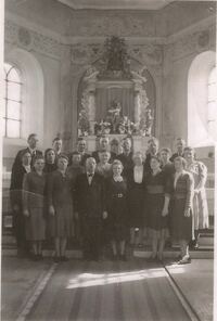 Kirchenchor um 1950